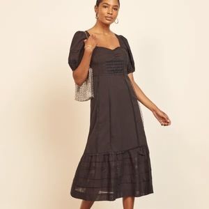 Reformation Norwich Dress (Black)